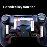 Mods and Elite Paddies Metal Material Compatible Gamepad with Extended Key Turbo for Switch